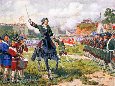 Петр I и потешный полк / www.patiks.ru